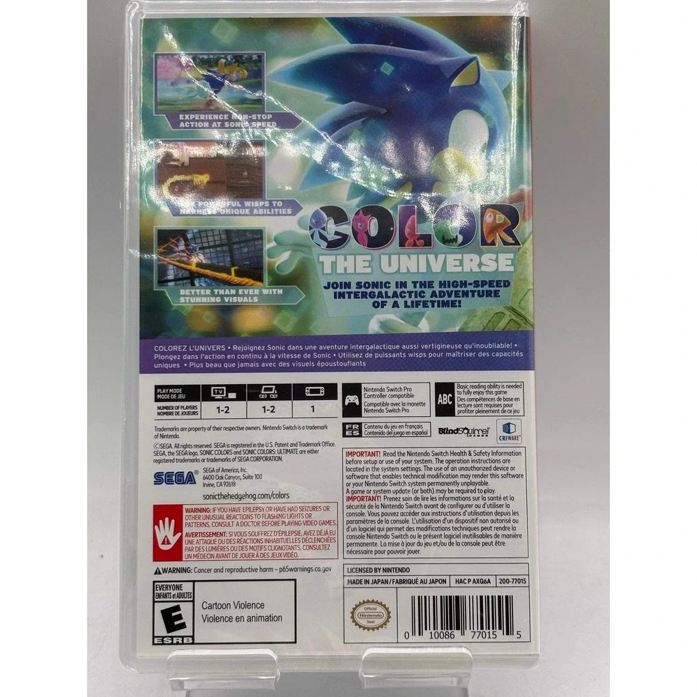 Sega sonic colors